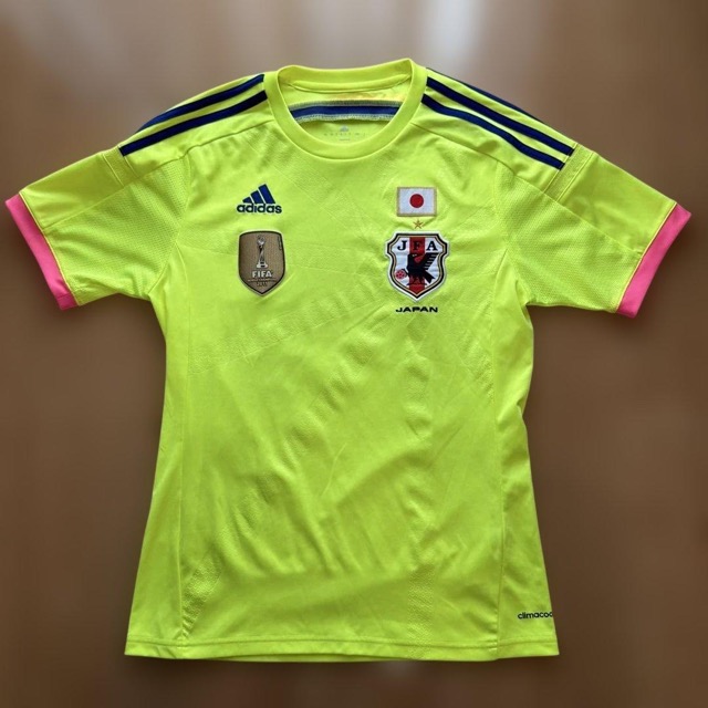 adidas なでしこジャパン 日本代表 シャツ 蛍光イエロー レディースL (1/4)