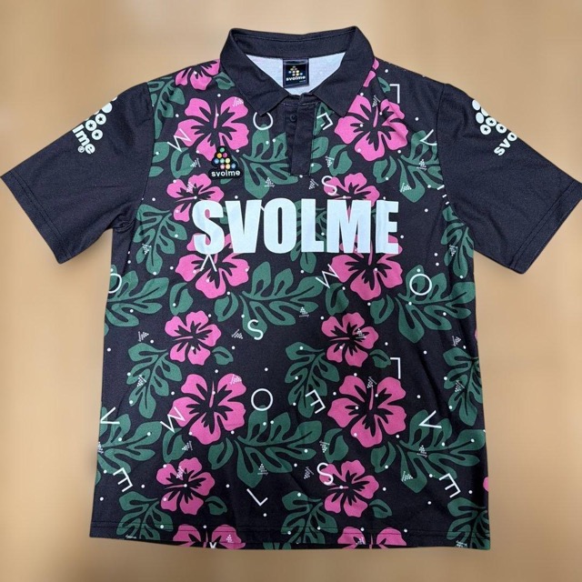 SVOLME 花柄シャツ Sサイズ 黒/ピンク (1/3)