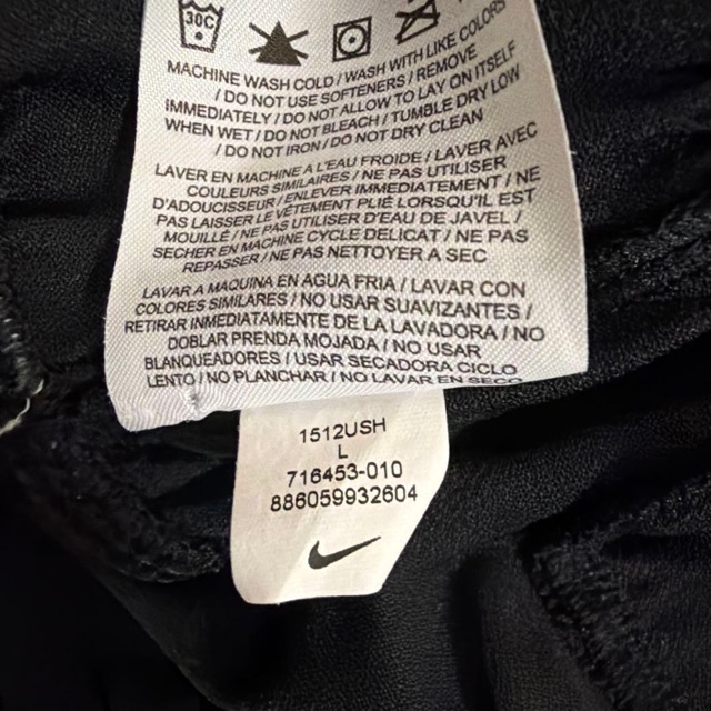 Nike ブラック ショートパンツ レディースL (4/4)