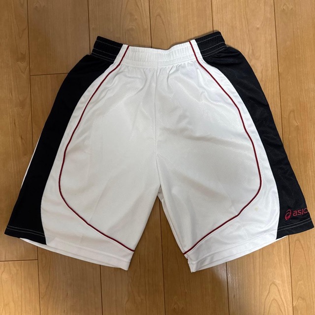 asics バスケットボールパンツ M ホワイト/ブラック (1/3)