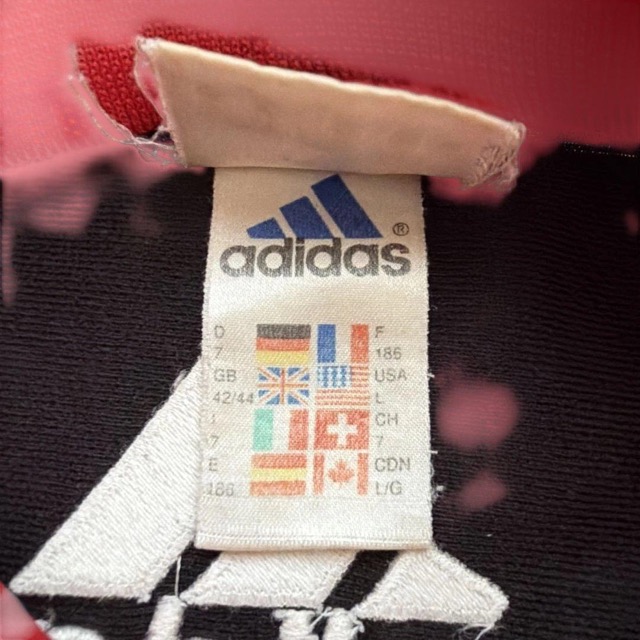 激レア adidas ACミラン ジャージ 上下セット 赤黒 (4/8)