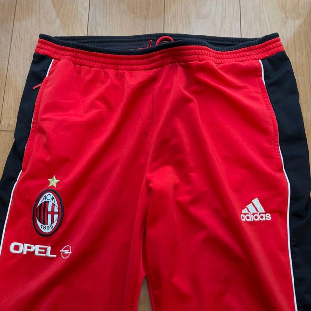 激レア adidas ACミラン ジャージ 上下セット 赤黒 (6/8)