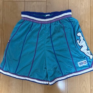 ターコイズ メッシュ バスケットボールパンツ
