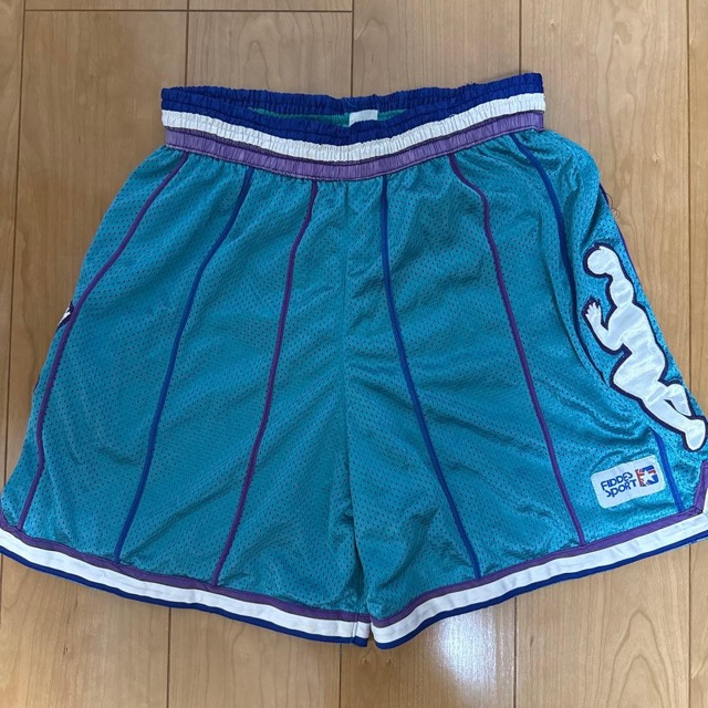 ターコイズ メッシュ バスケットボールパンツ (1/2)