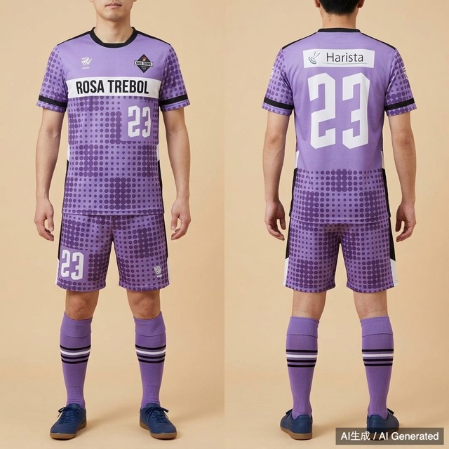 ROSA TREBOL フットサル ユニフォーム 上下セット 23番 メンズM