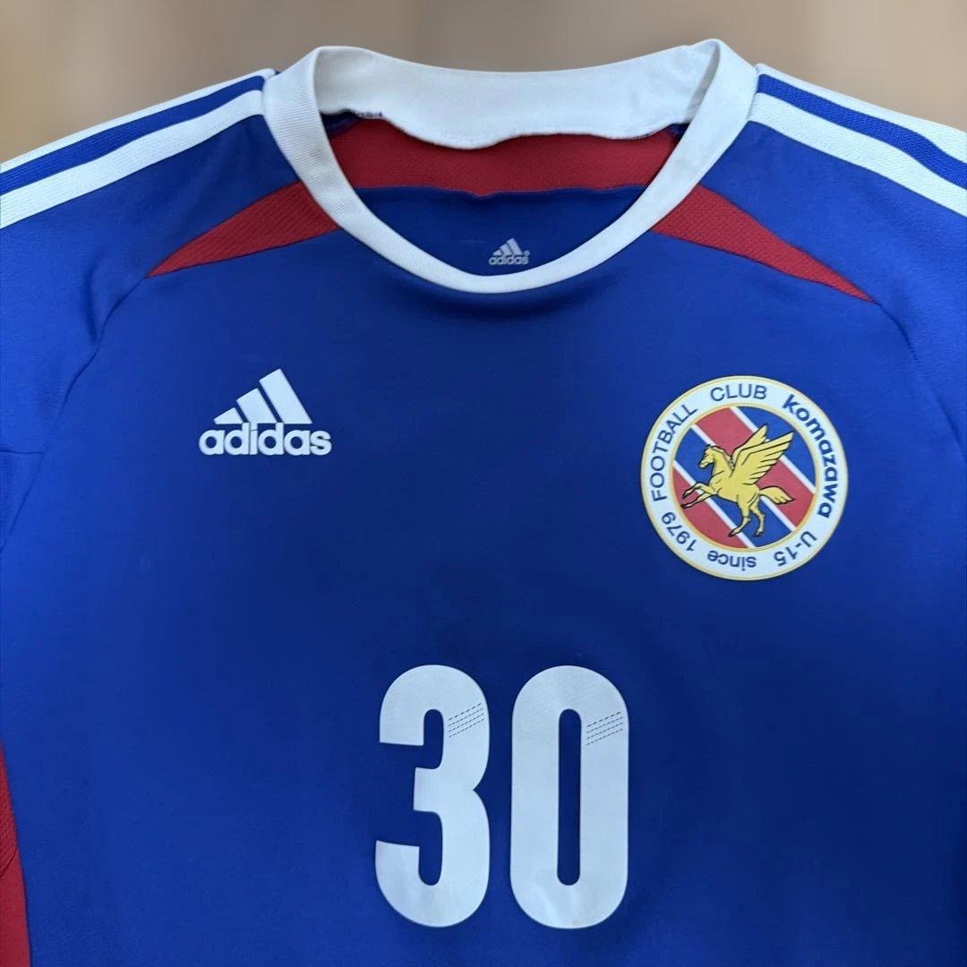 adidas 駒澤サッカークラブ U-15 ユニフォーム 上下セット #30 M (9/9)