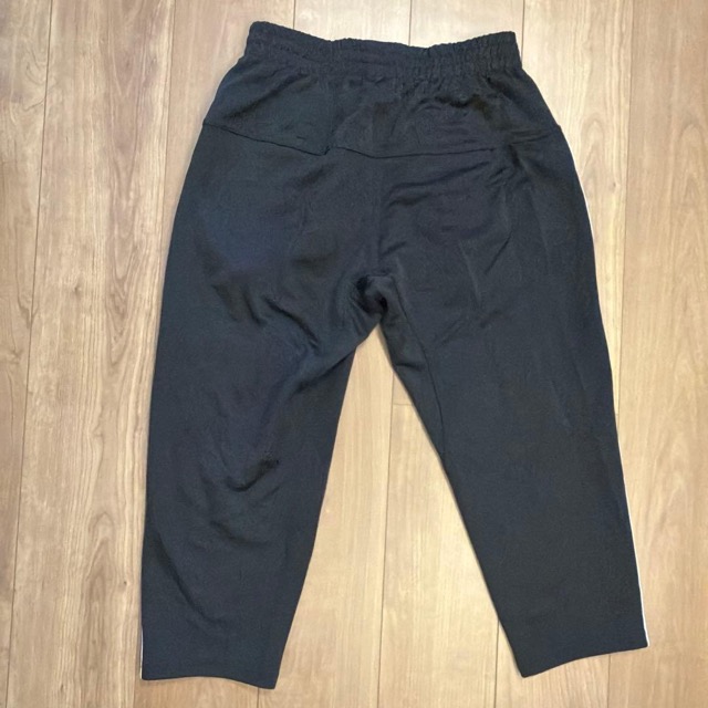adidas 七分丈 ブラックジャージパンツ M (2/4)