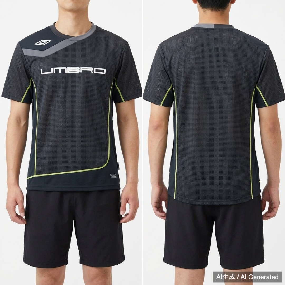 UMBRO プラクティスシャツ ブラック (1/5)