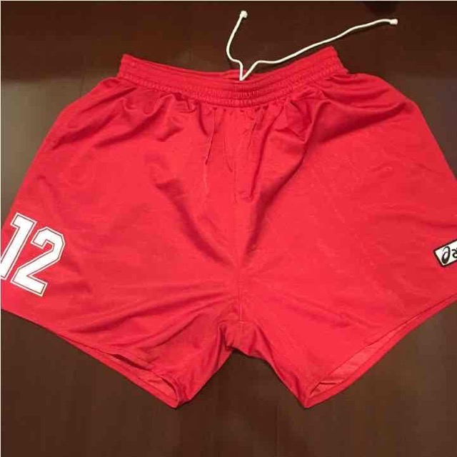 専用 アシックスサッカーパンツ番号12 ヒュンメルサッカーパンツ9番 (1/4)
