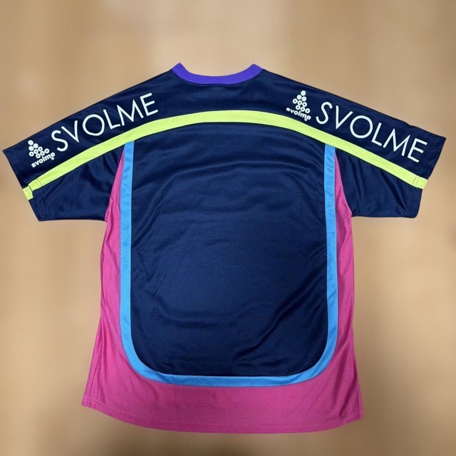 SVOLME サッカーシャツ Lサイズ ネイビー/ピンク (2/3)