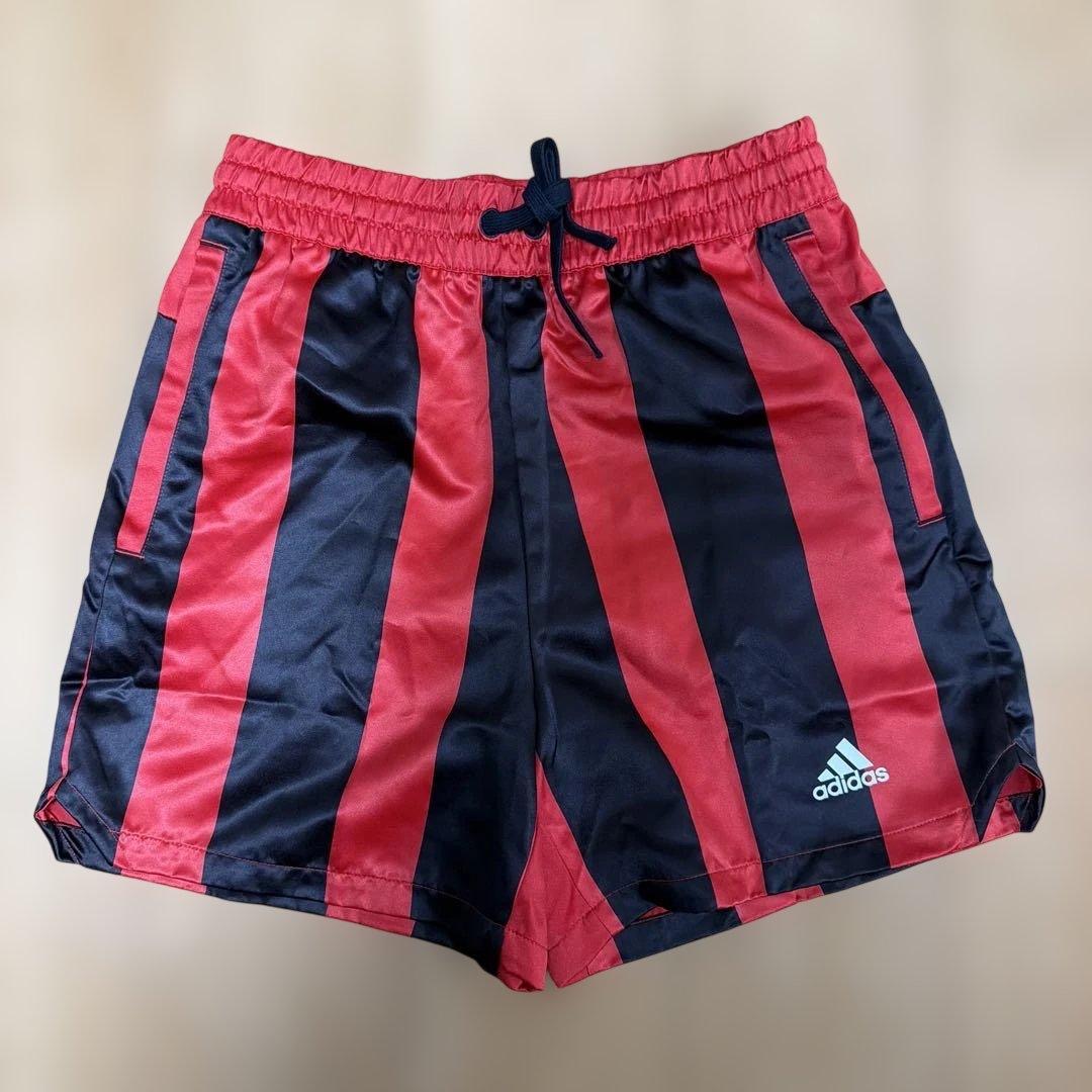 adidas ショートパンツ HS3301 レッド×ブラック M (2/4)