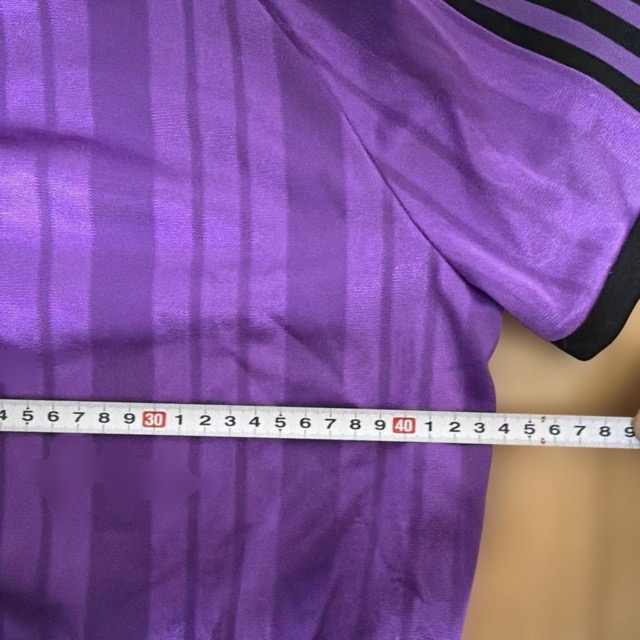 adidas パープル ストライプ オールインワン 4XOT (4/8)