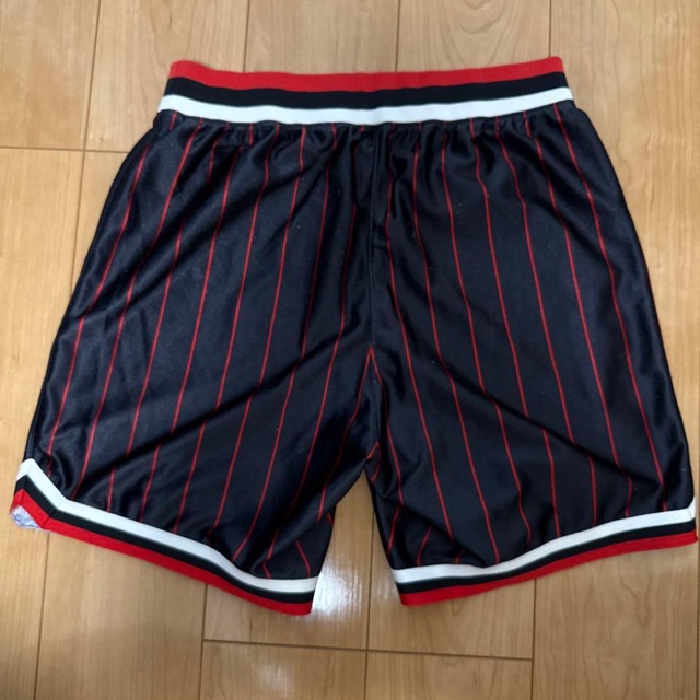 NBA ストライプデザイン バスケットパンツ 光沢 (2/6)