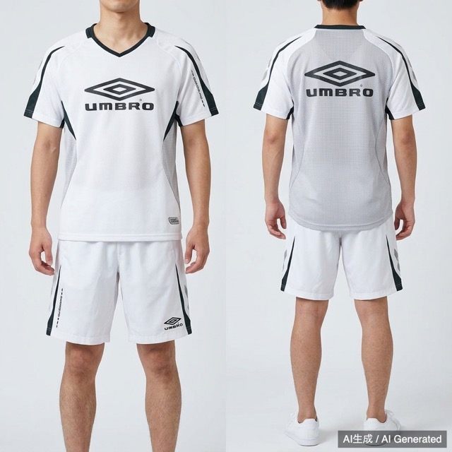 UMBRO ウェア 上下セット ホワイト メンズM