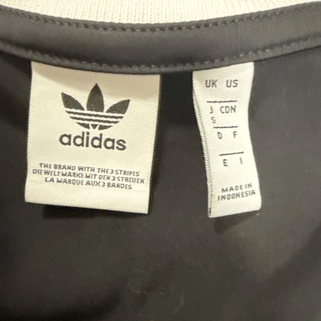 adidas Vネックミニワンピース S ブラック (3/3)