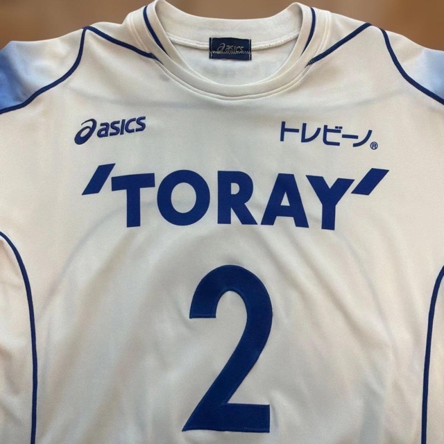 U*C様 asics 東レアローズ バレーボール 実使用ユニフォーム #2 田辺 (2/5)