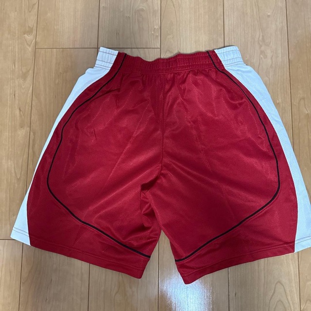 asics バスケットボールパンツ Mサイズ 赤 (2/3)