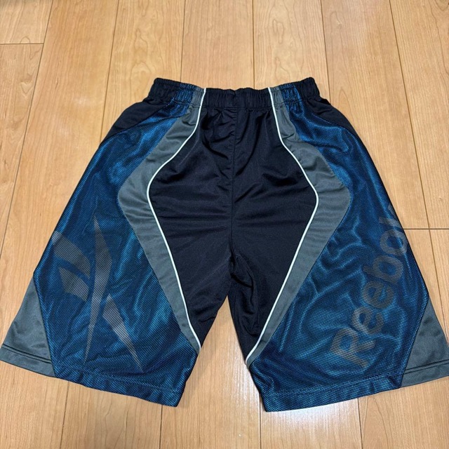 Reebok バスケットボールパンツ 黒/青 (2/5)