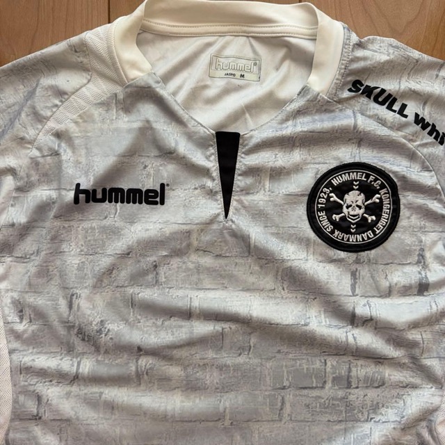 hummel FC Skull サッカーユニフォーム 上下 Mサイズ ホワイト (2/8)