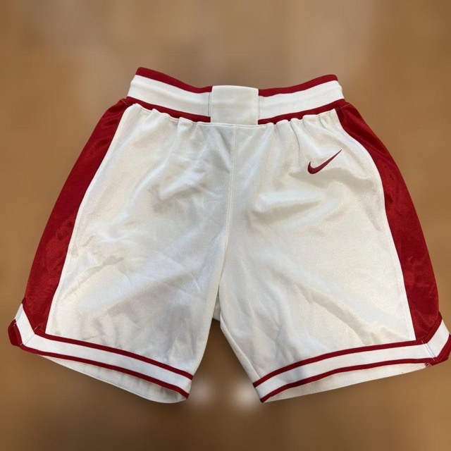 Nike バスケットボールパンツ Lサイズ ホワイト/レッド (1/5)