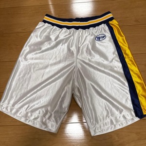 TeamFive バスケットボールパンツ ホワイト 光沢