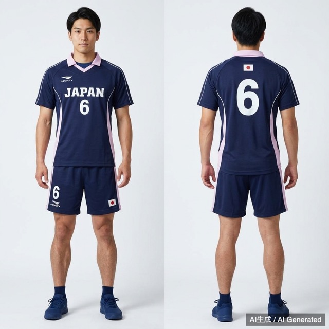 ペナルティ 日本代表 ハンドボールユニフォーム 上下 セット 6